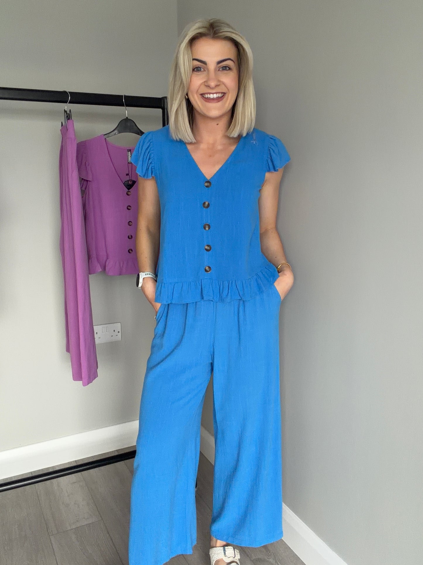 Rant & Rave Lois Blue Co-Ord