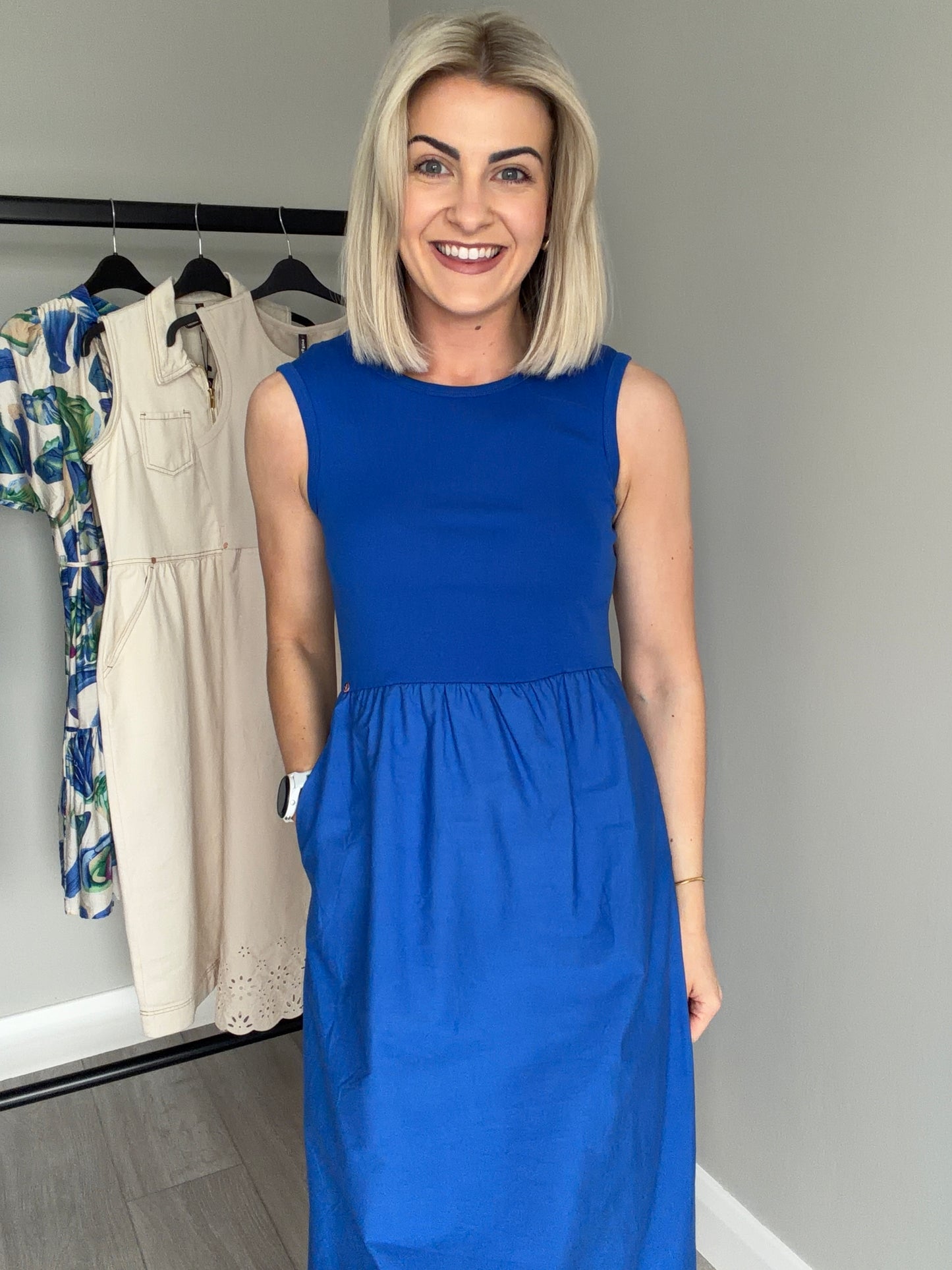 Rant & Rave Carmen Cobalt Blue Dress