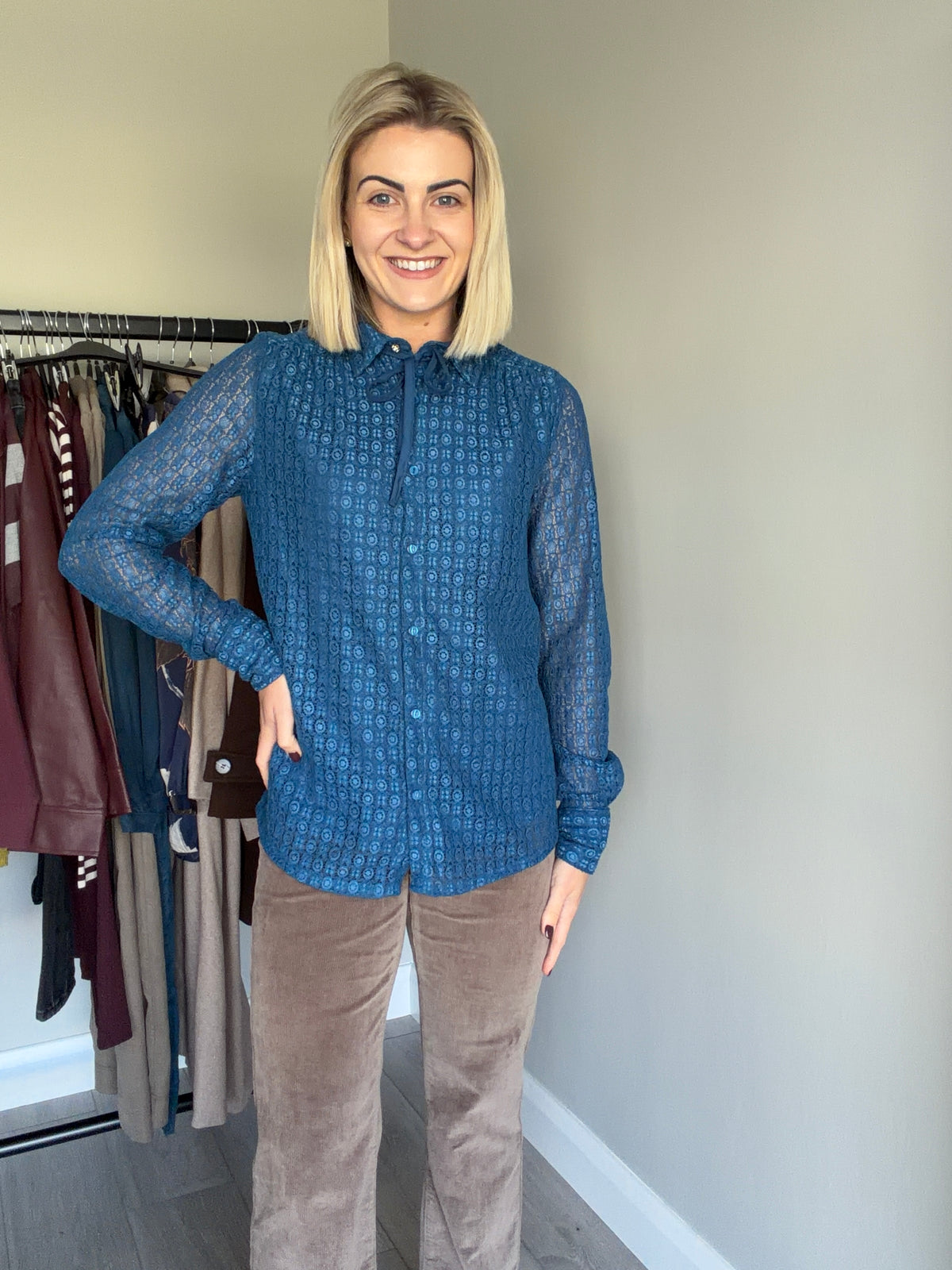 Rant & Rave Vivian Teal Shirt