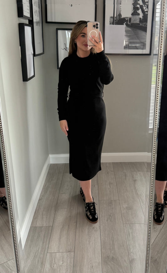 Relax & Renew Lynette Black Dress
