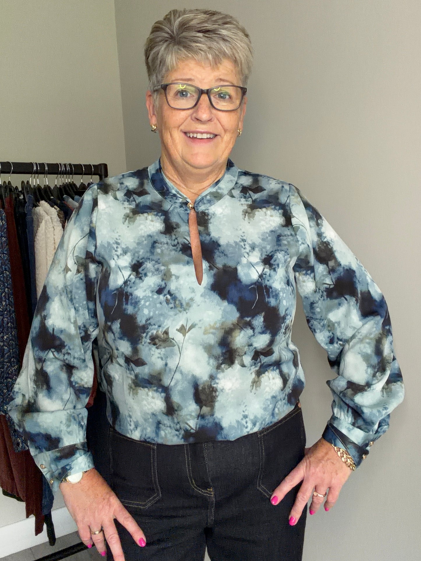 Rant & Rave Leah Blue Top