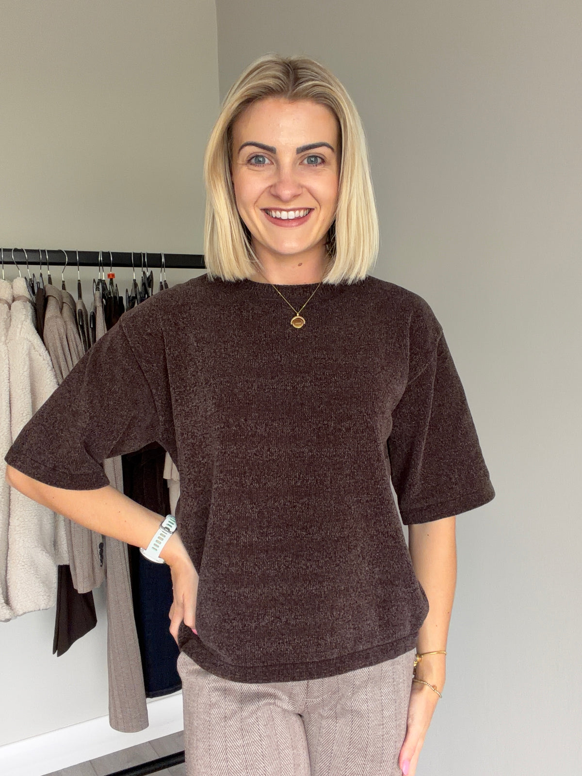 Freequent Mole Velour Jumper