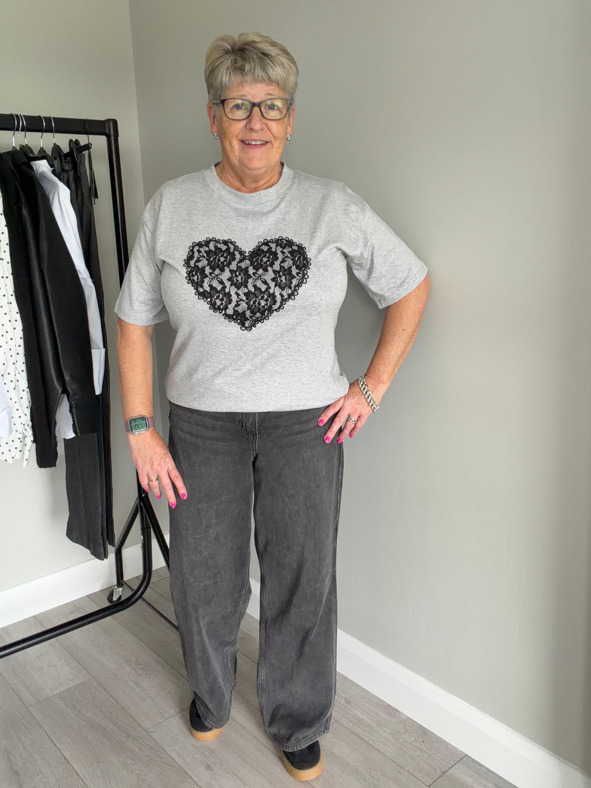 Kaffe KAmeadow Grey Vintage Wash Jean