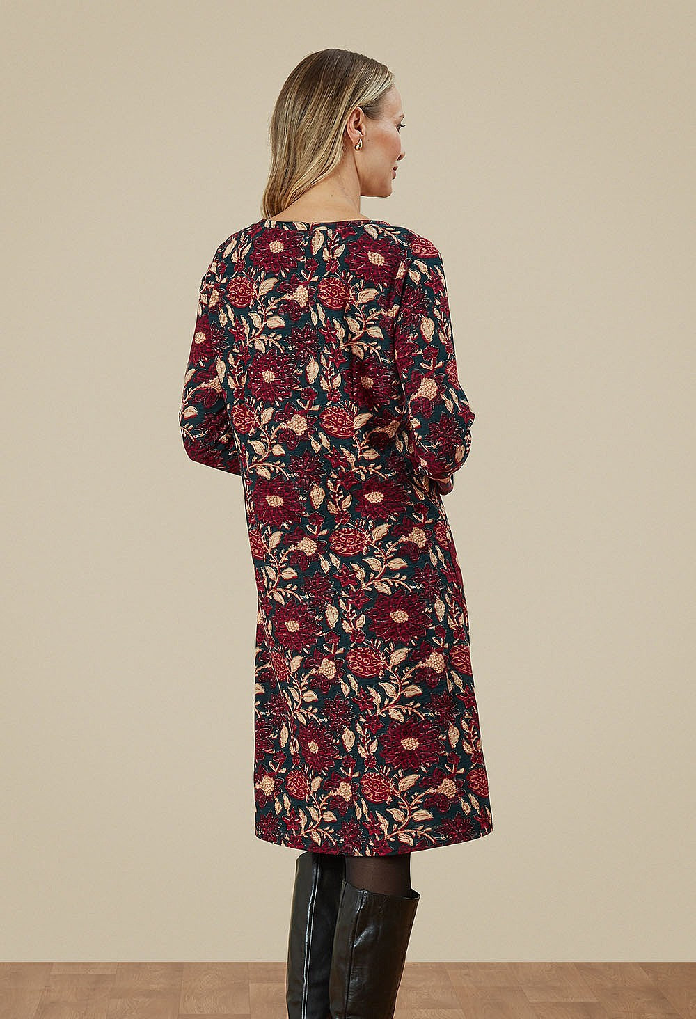 Adini Narita Teal Winter Garden Dress