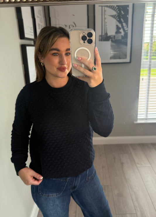 Relax & Renew Rebecca Navy Sweater