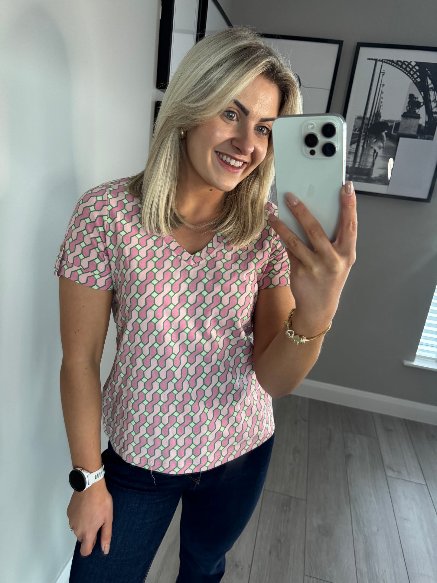 Relax & Renew Sophie Pink Tee