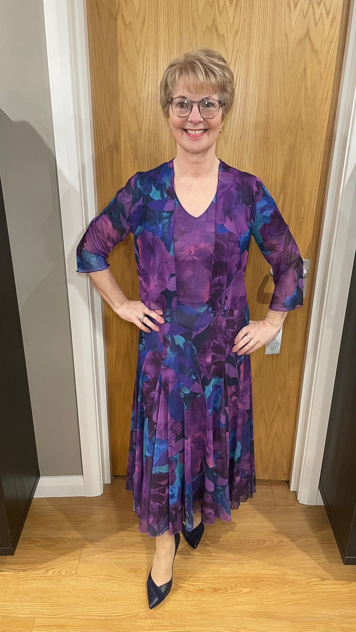 Glitz Plum/Blue Two Piece