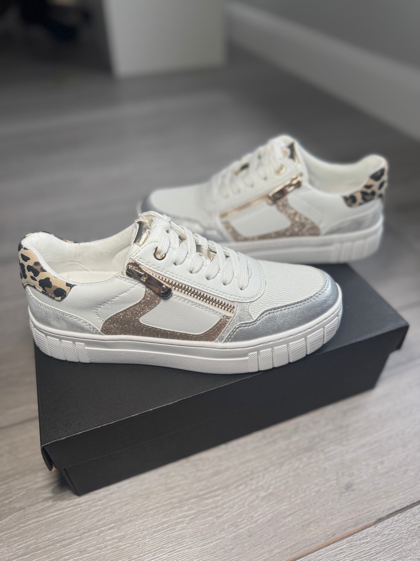 Marco Tozzi White Multi Trainer