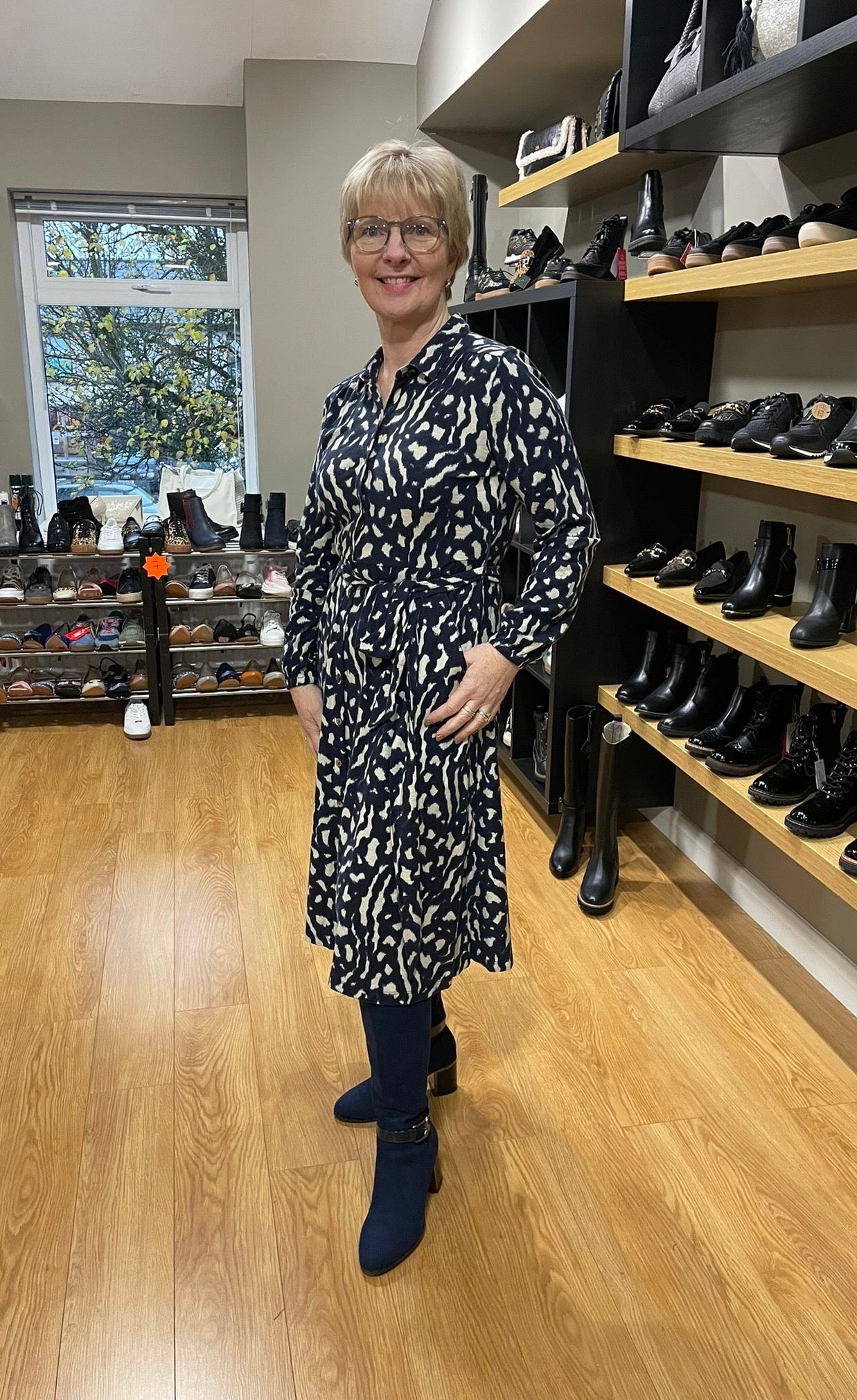 Adini Sasha Moonbeam Painted Shirt Dress