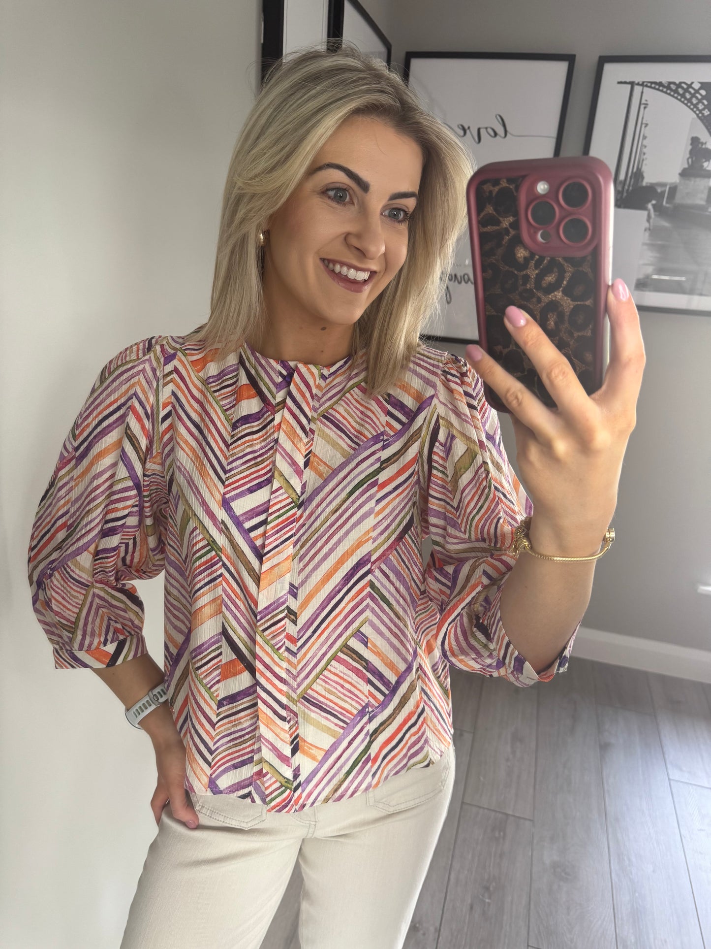 Rant & Rave Alexis Purple Blouse