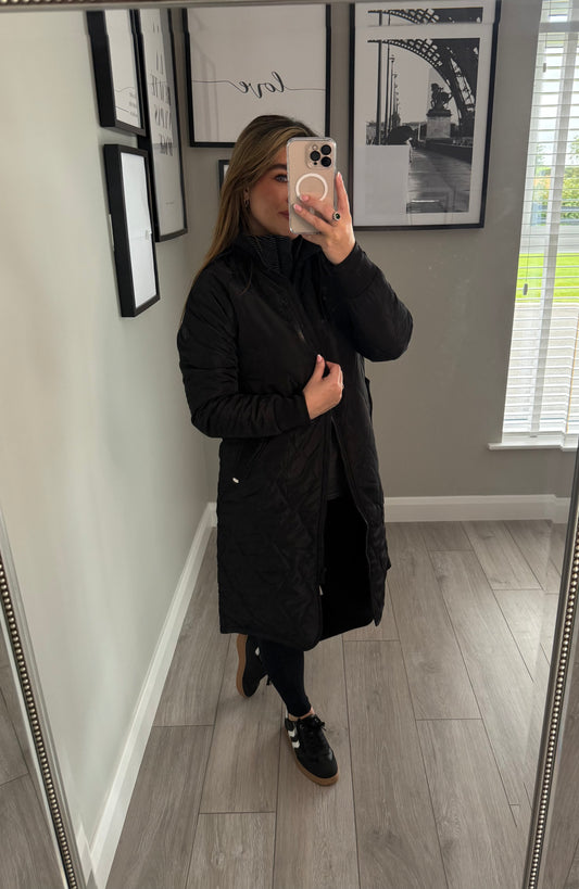 Relax & Renew Casey Black Coat
