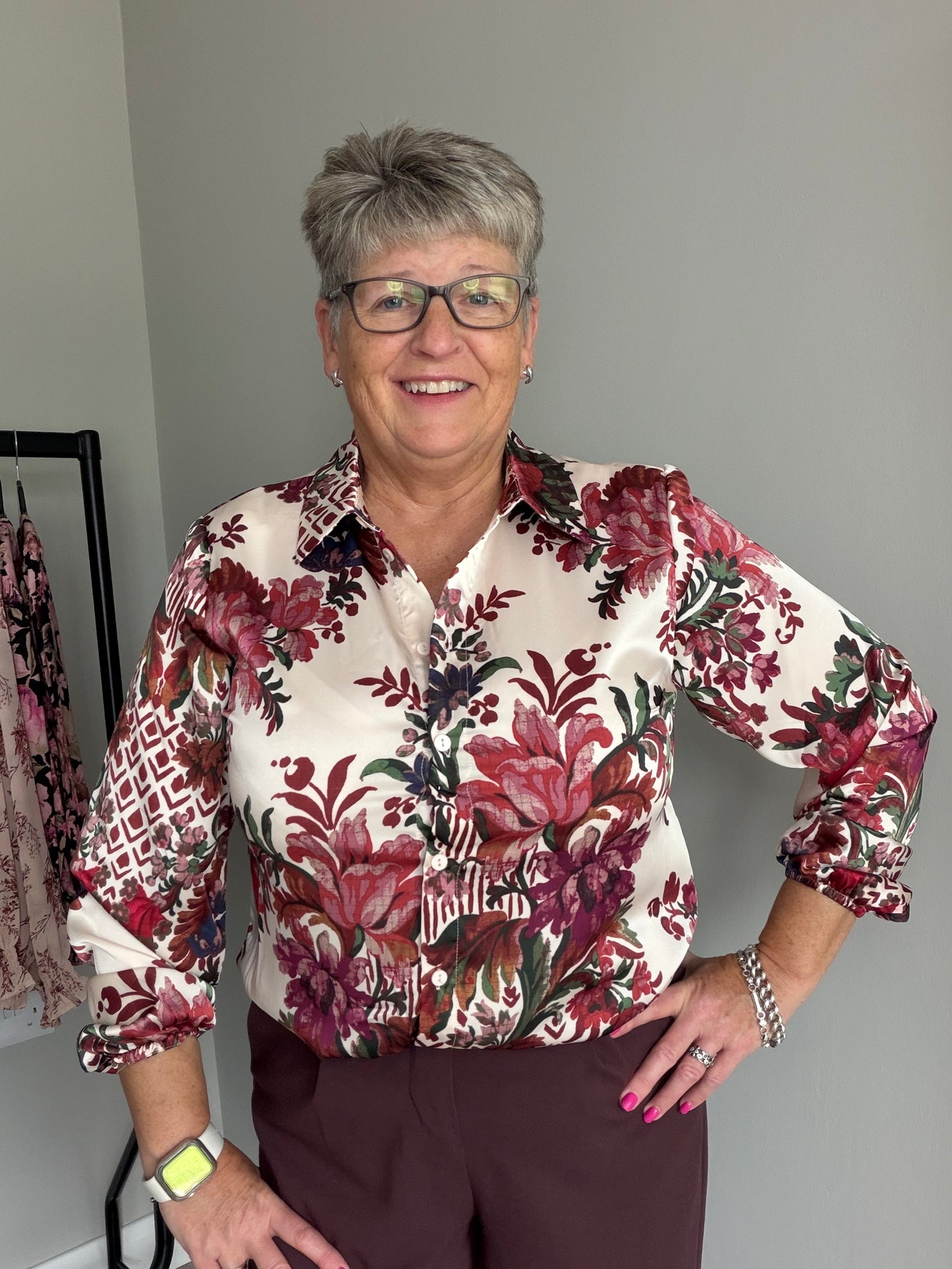 Freequent Moonbeam/Wine Shirt