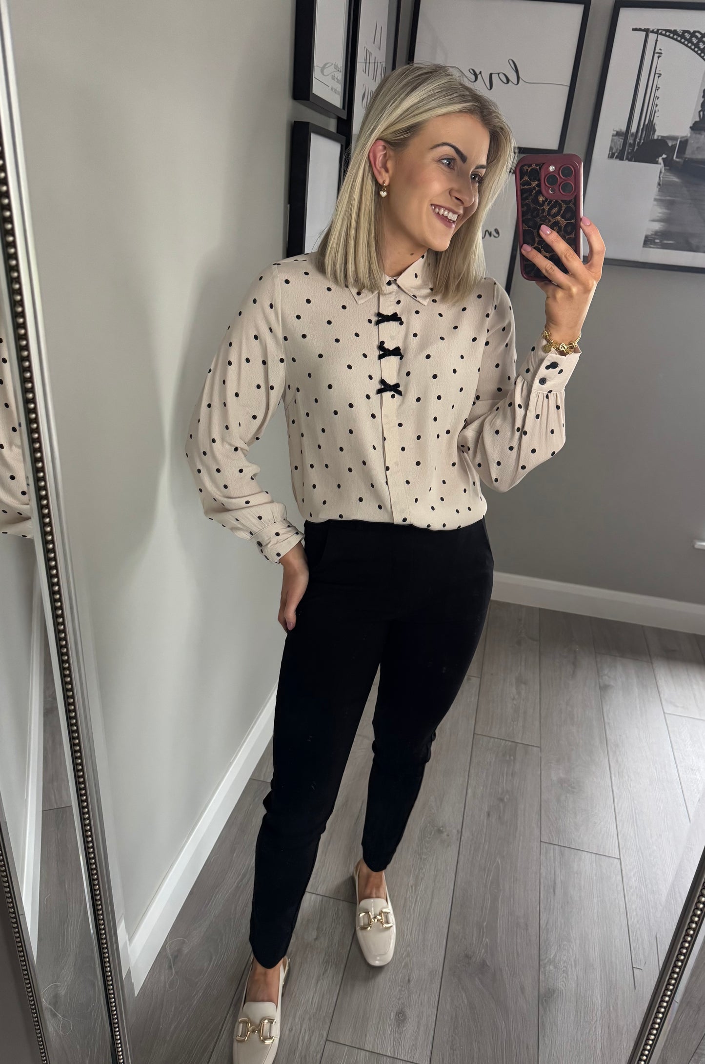 Freequent Black Bengaline Trousers