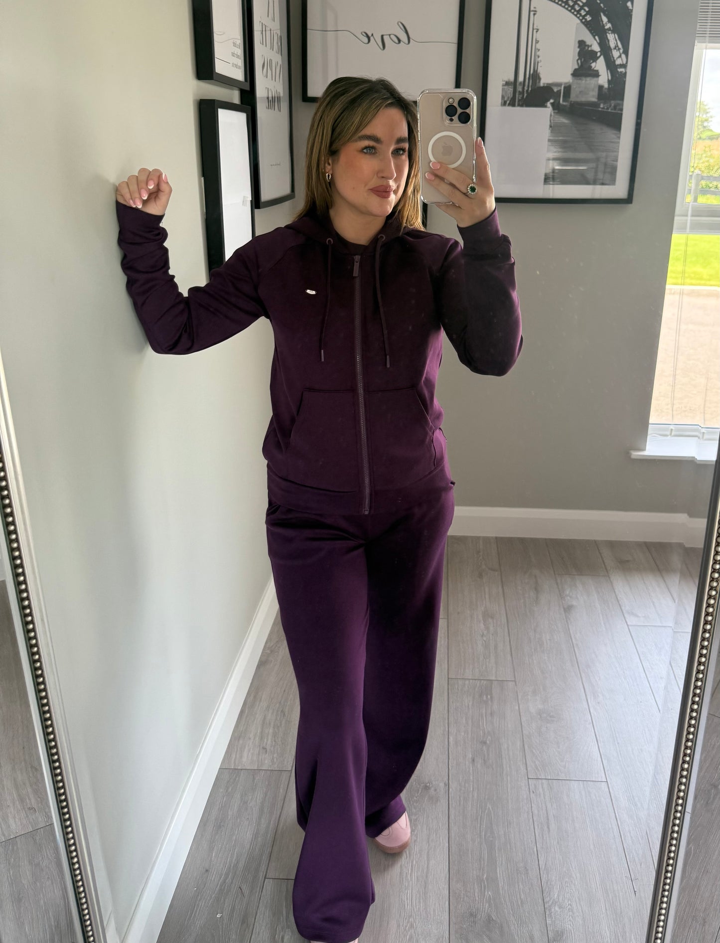 Relax & Renew Madison Plum Zip Hoody