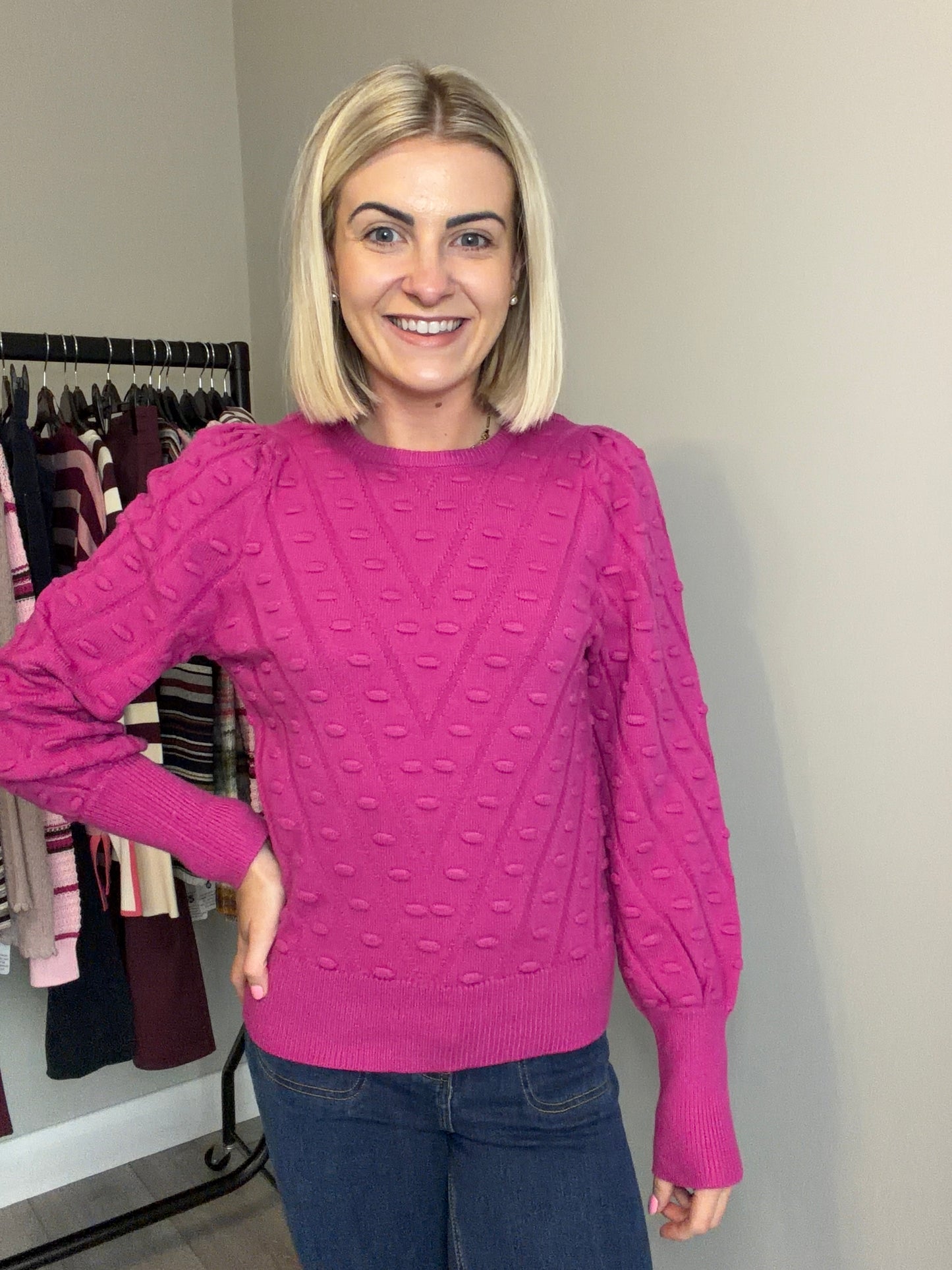 B.Young BYmanina Fuchsia Jumper
