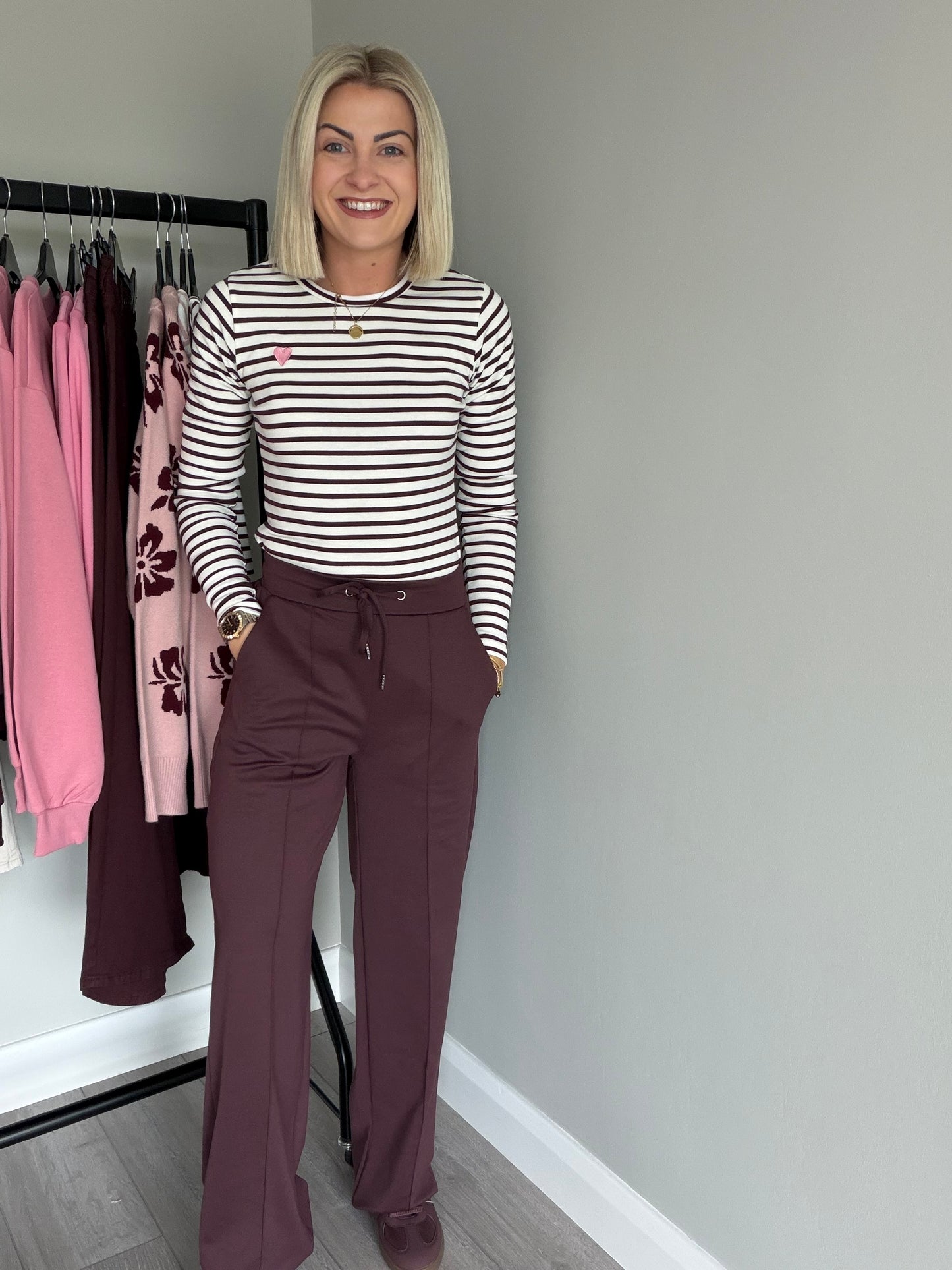Kaffe KAjenny Fudge Straight Leg Pants