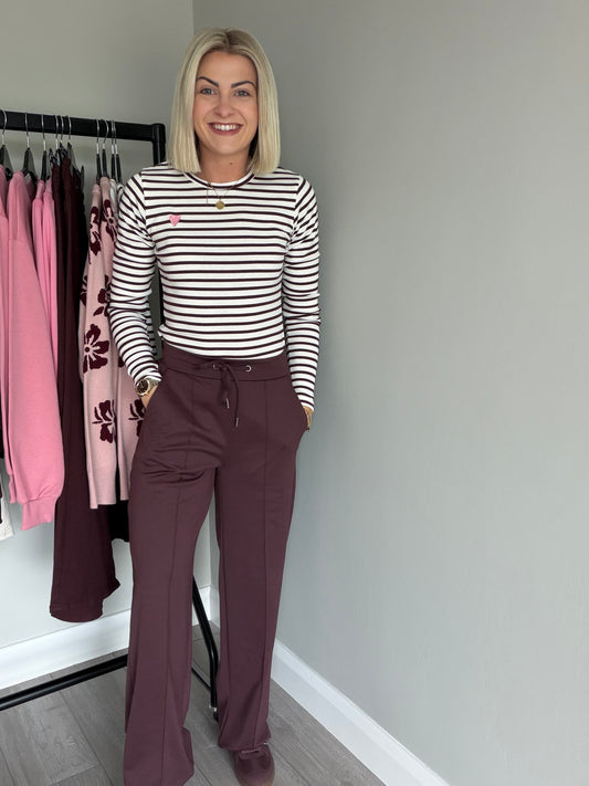 Kaffe KAjenny Fudge Straight Leg Pants