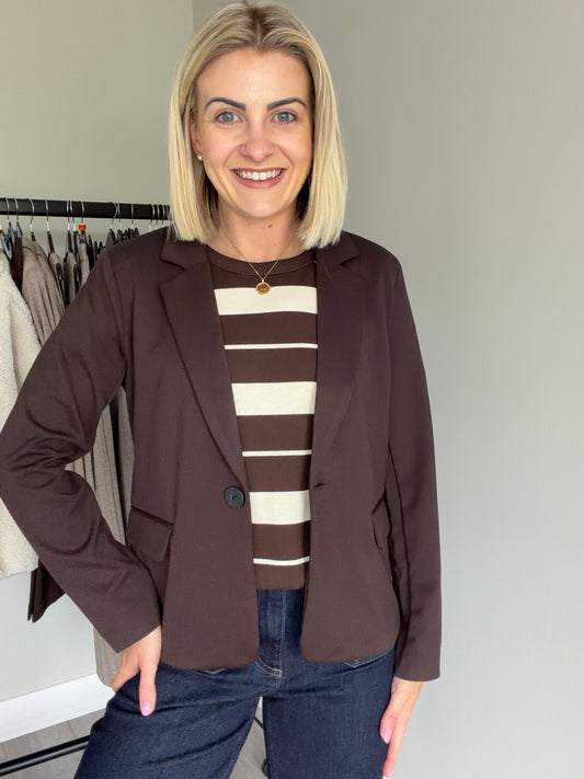 Freequent Mole Jersey Blazer