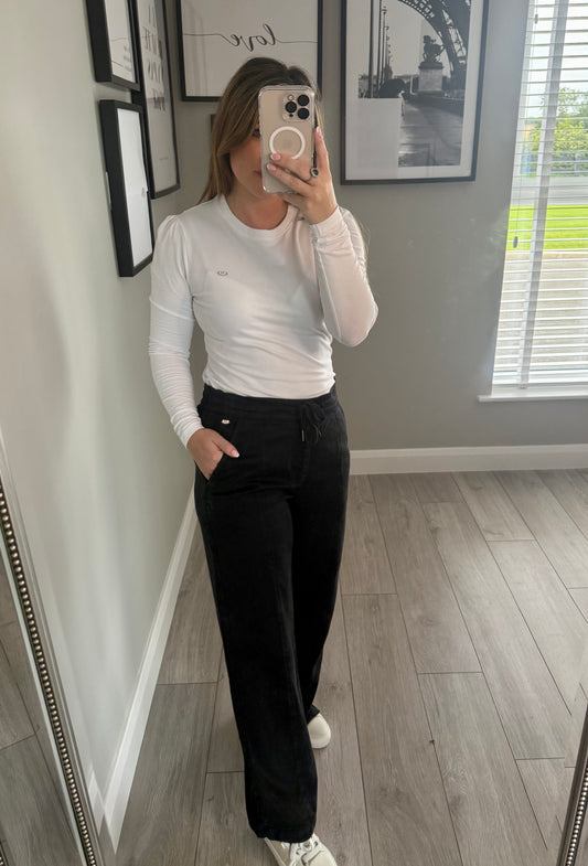 Relax & Renew Elana Black Trouser