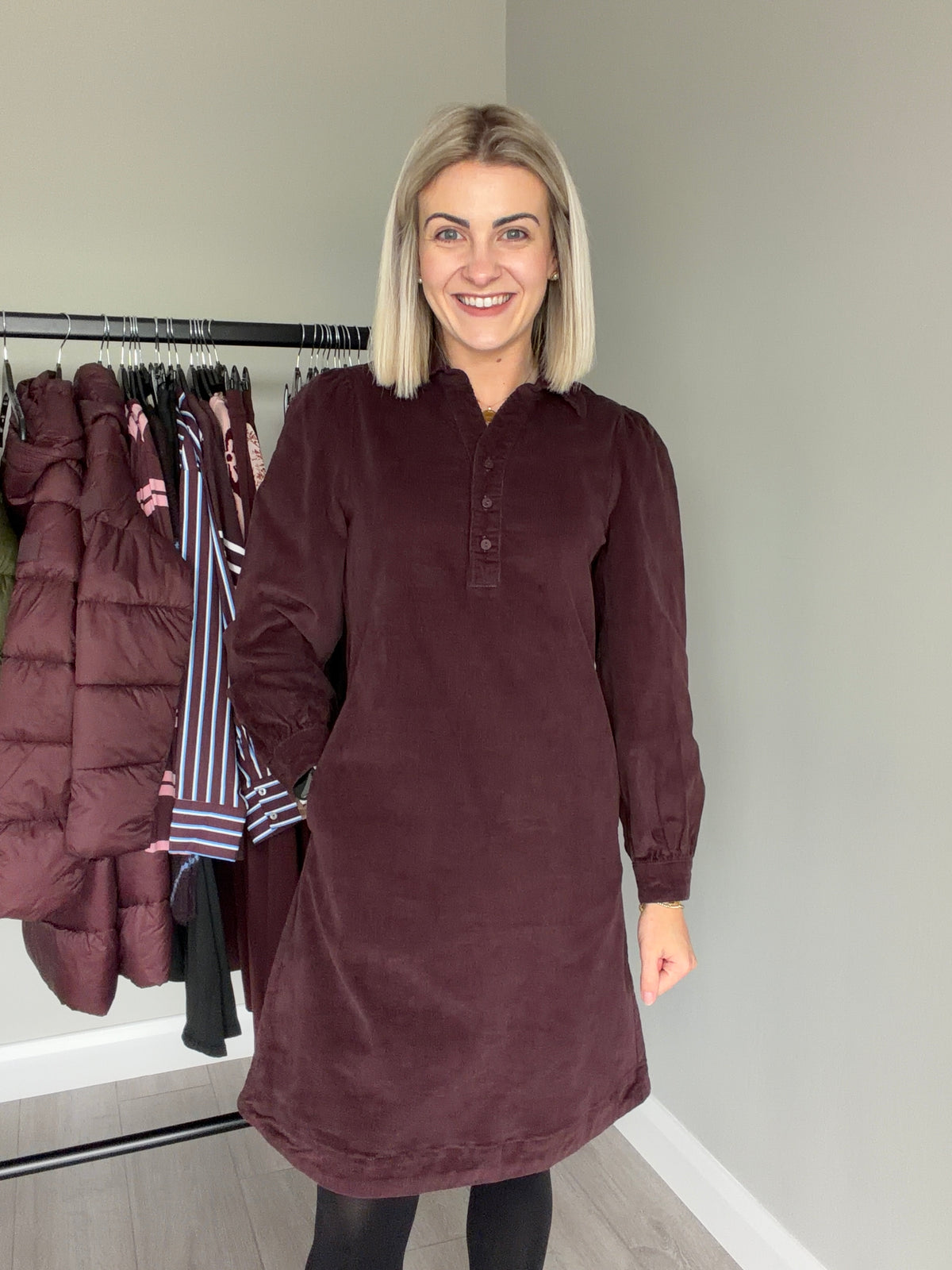B.Young BYelna Fudge Cord Dress
