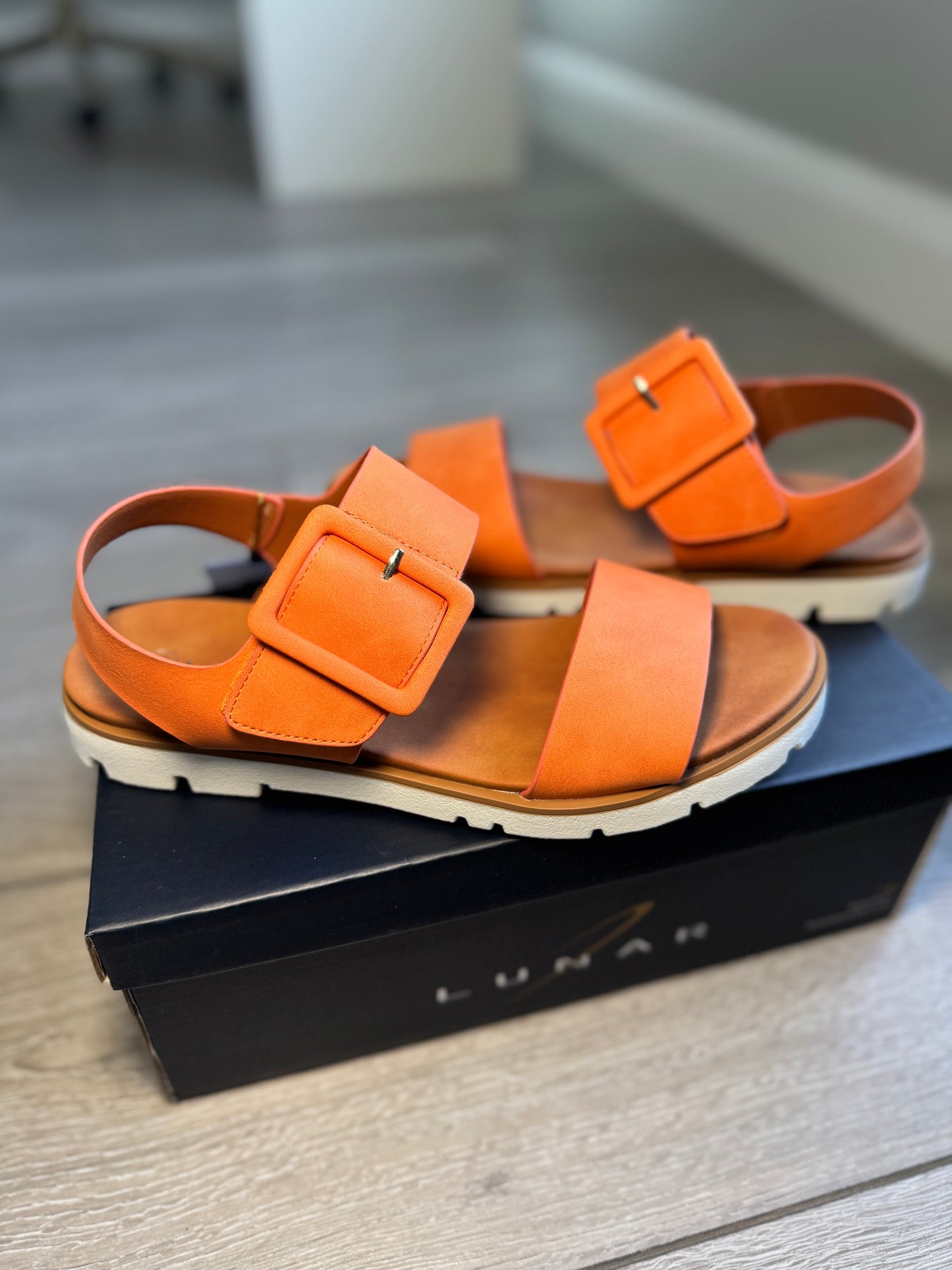 Lunar Cher Orange Sandal