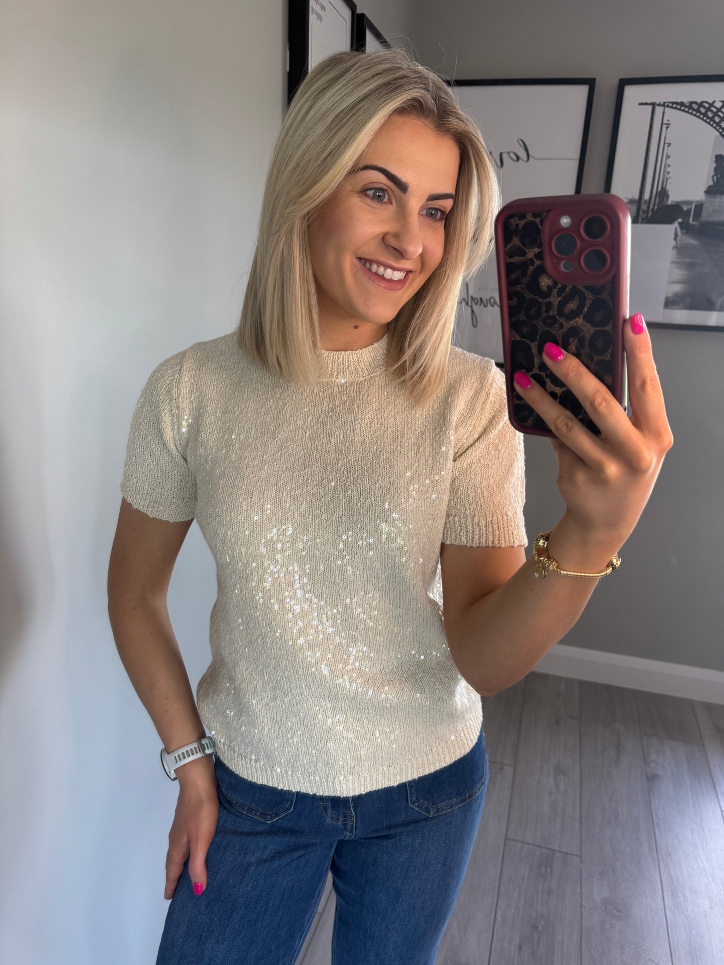 Yest Natural Shimmer Knit