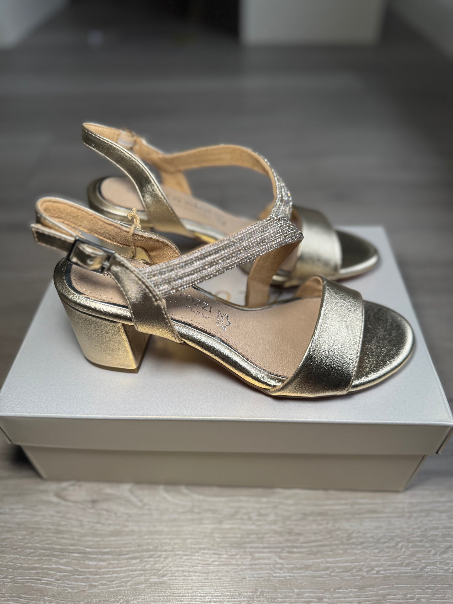 Marco Tozzi Gold/Diamante Sandal