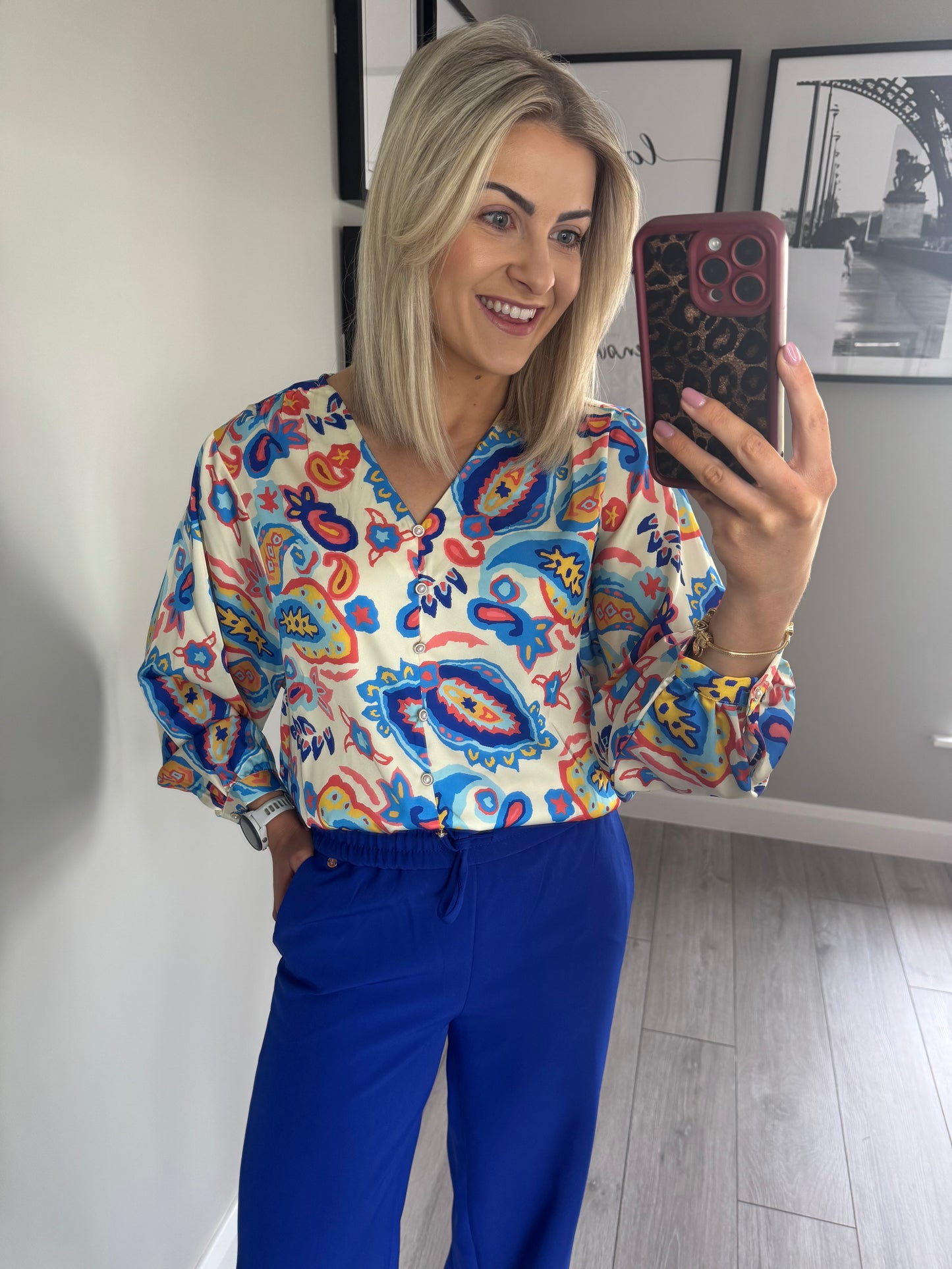 Rant & Rave Ellora Cobalt Top