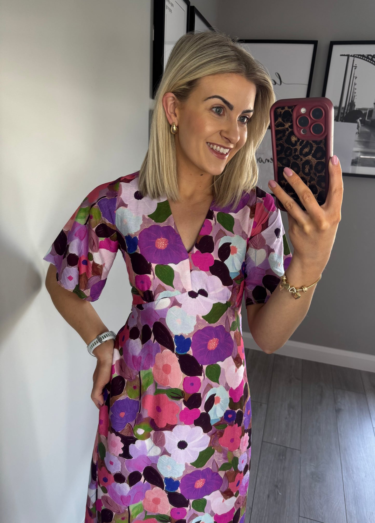 Rant & Rave Angela Pink Dress