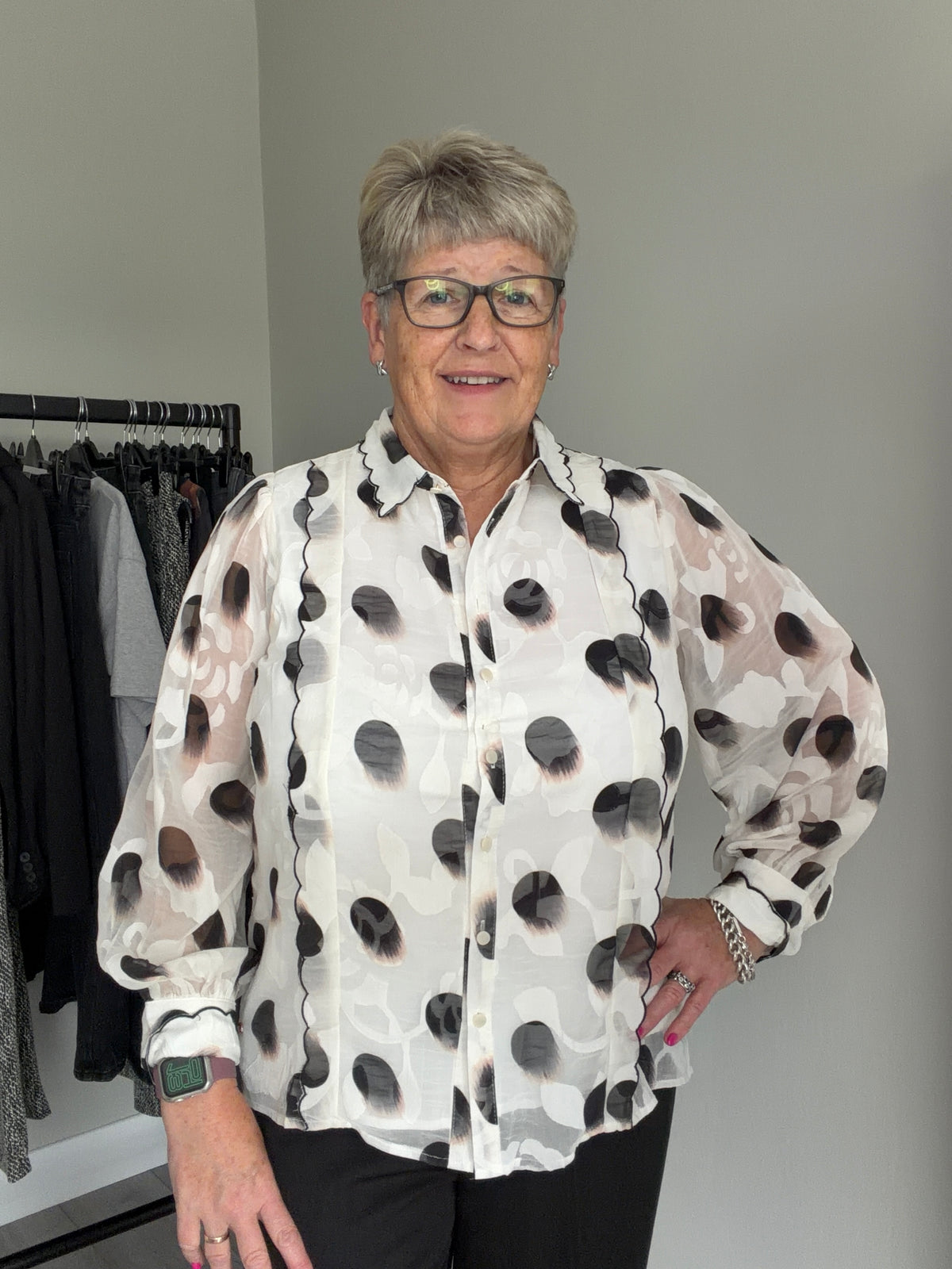Rant & Rave Posy White Blouse
