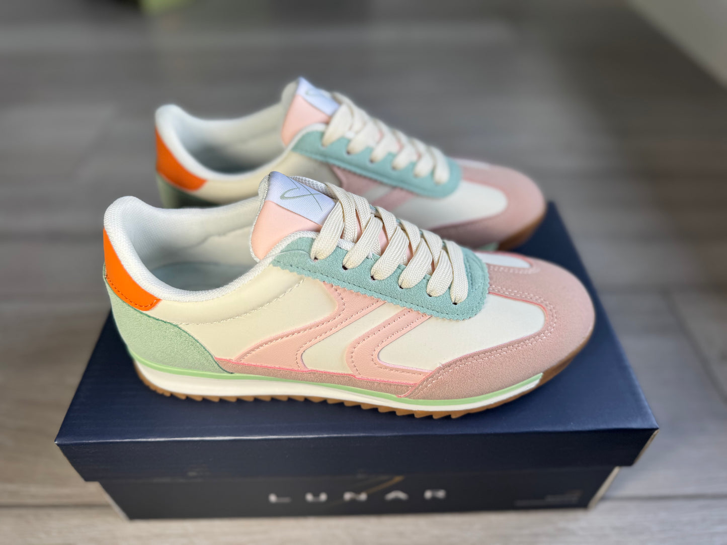 Lunar Zoe Beige Multi Trainer