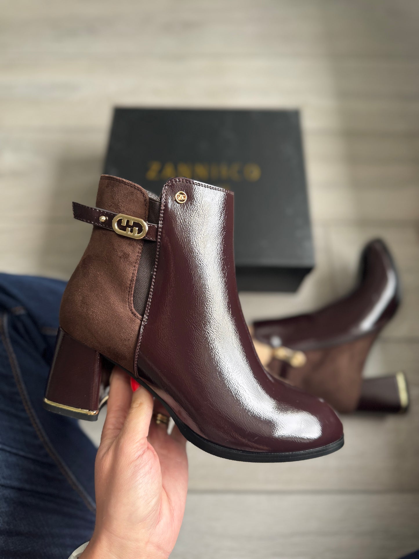 Zanni & Co Fuyang Choccy Block Boot