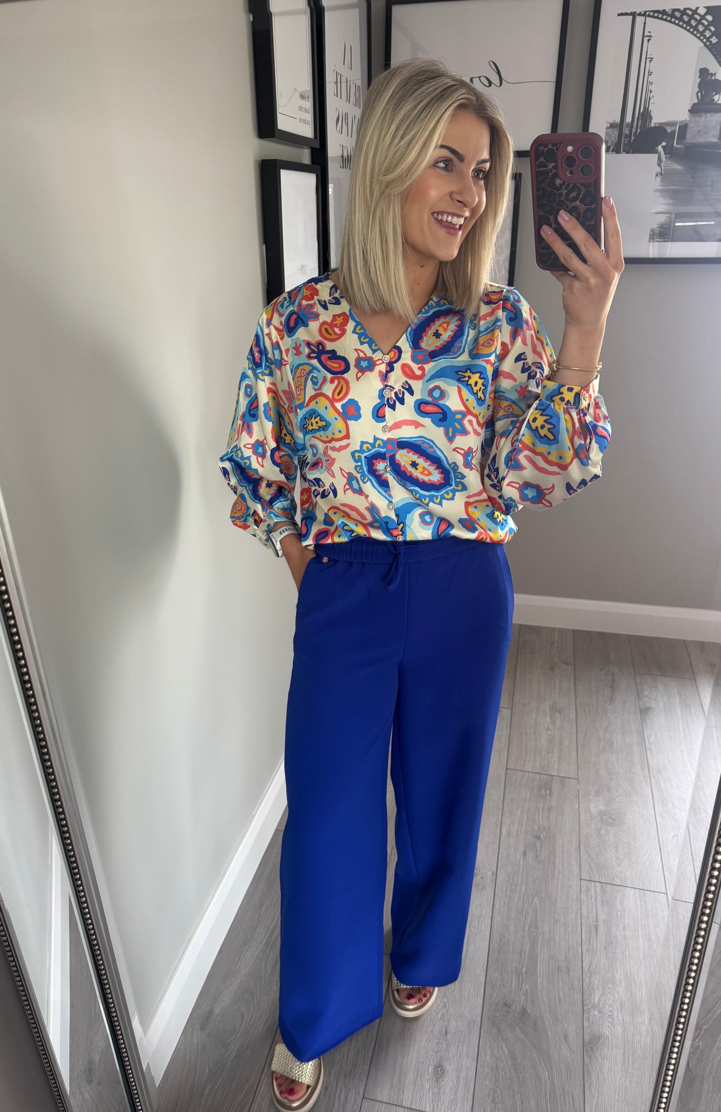 Rant & Rave Josie Cobalt Trousers