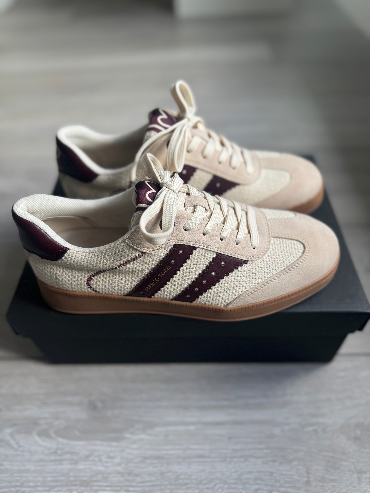Marco Tozzi Burgundy Comb Trainer