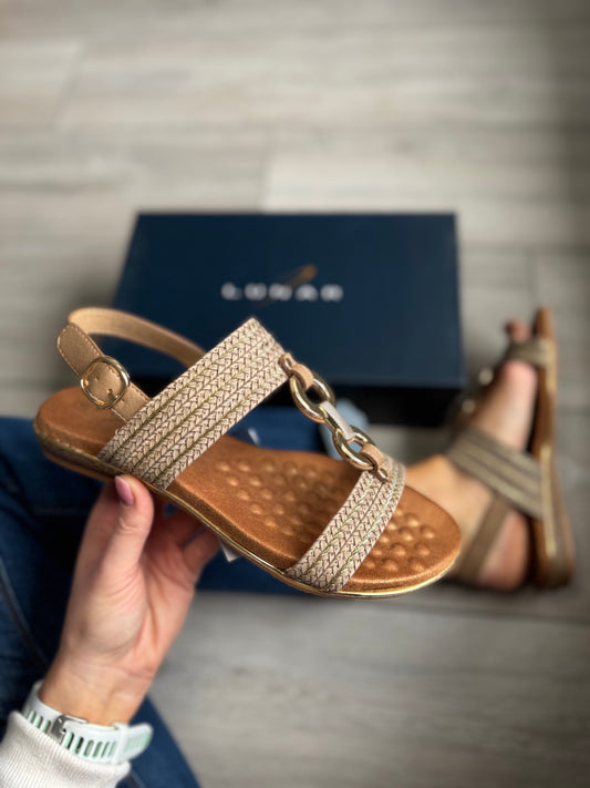 Lunar Mila Khaki Sandal