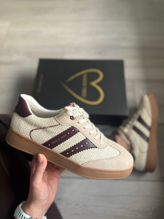 Marco Tozzi Burgundy Comb Trainer
