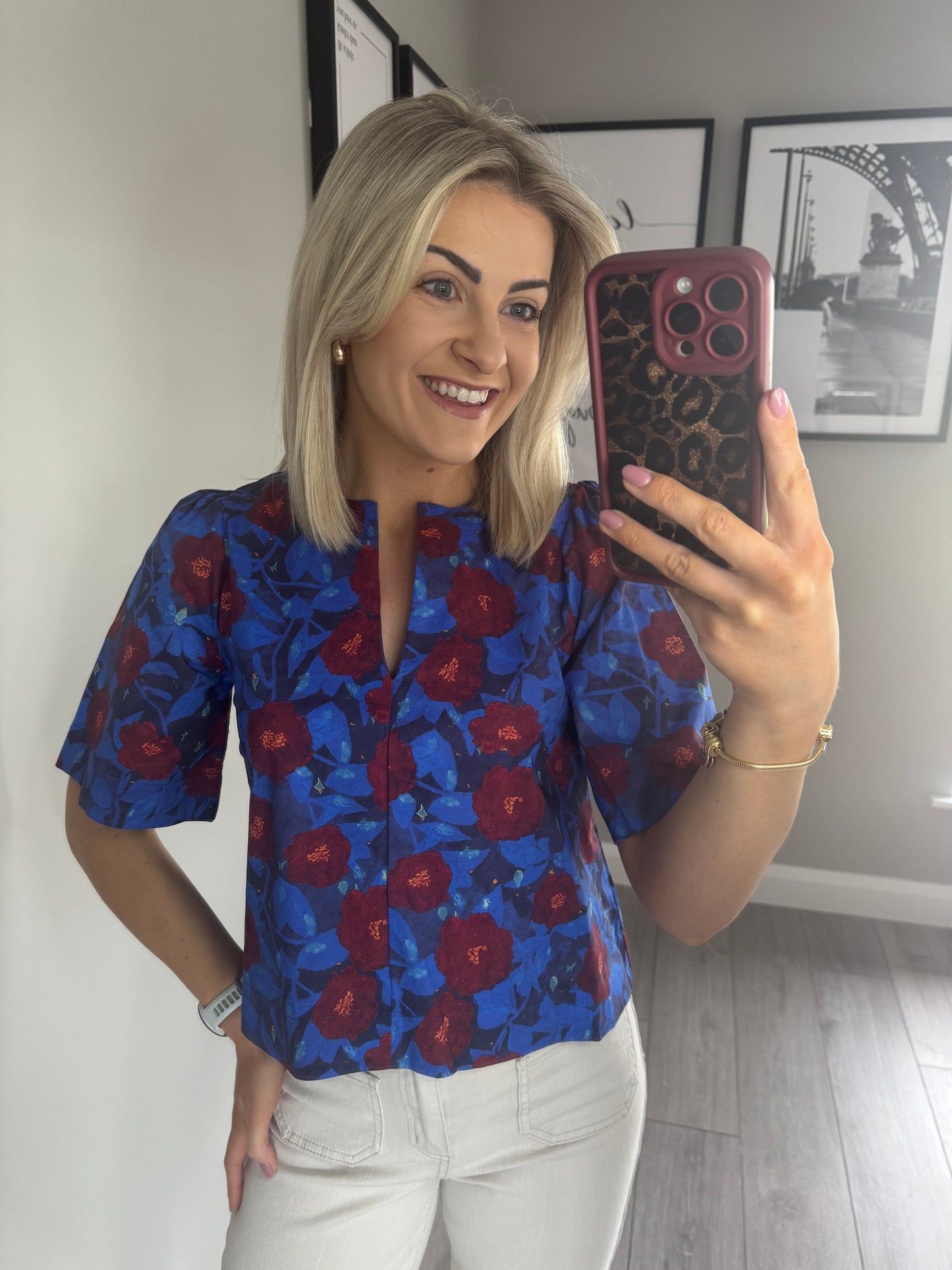 Rant & Rave Effy Blue Top