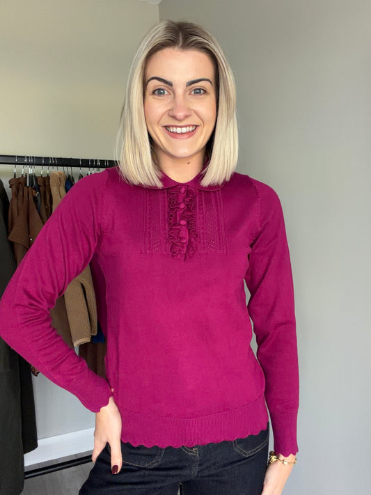 Rant & Rave Julia Magenta Jumper