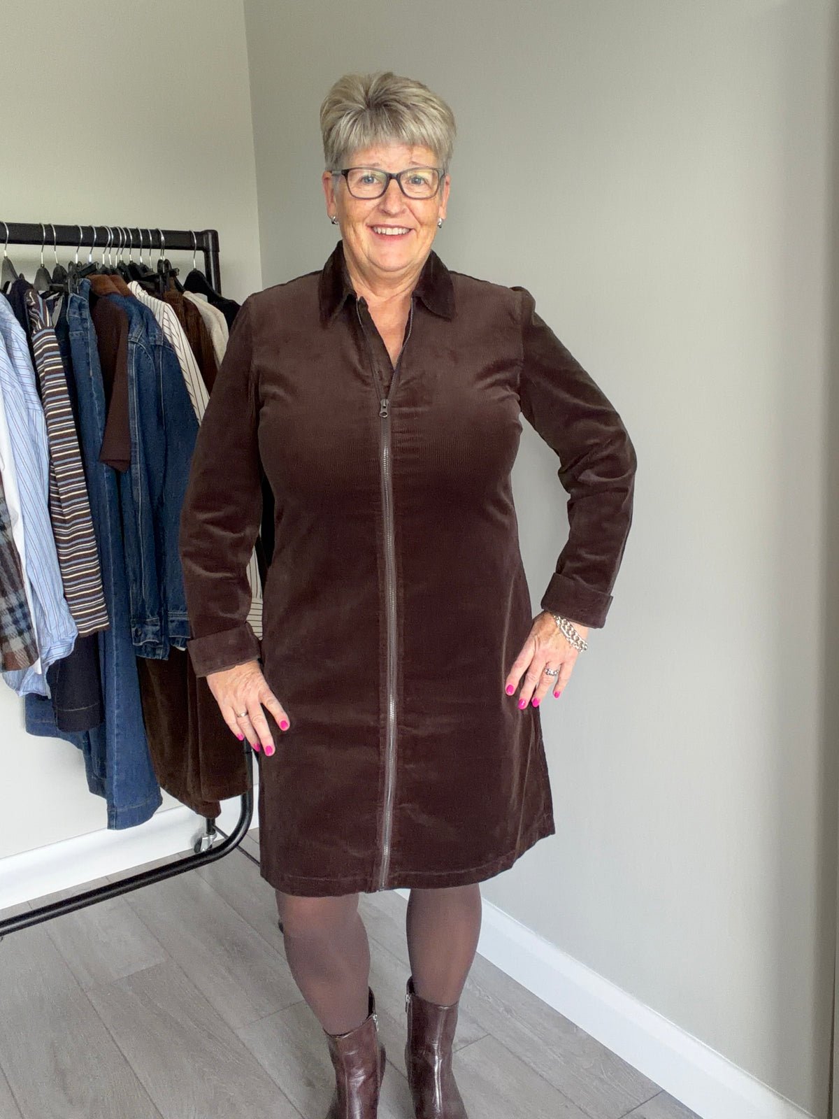 Freequent Mole Corduroy Dress