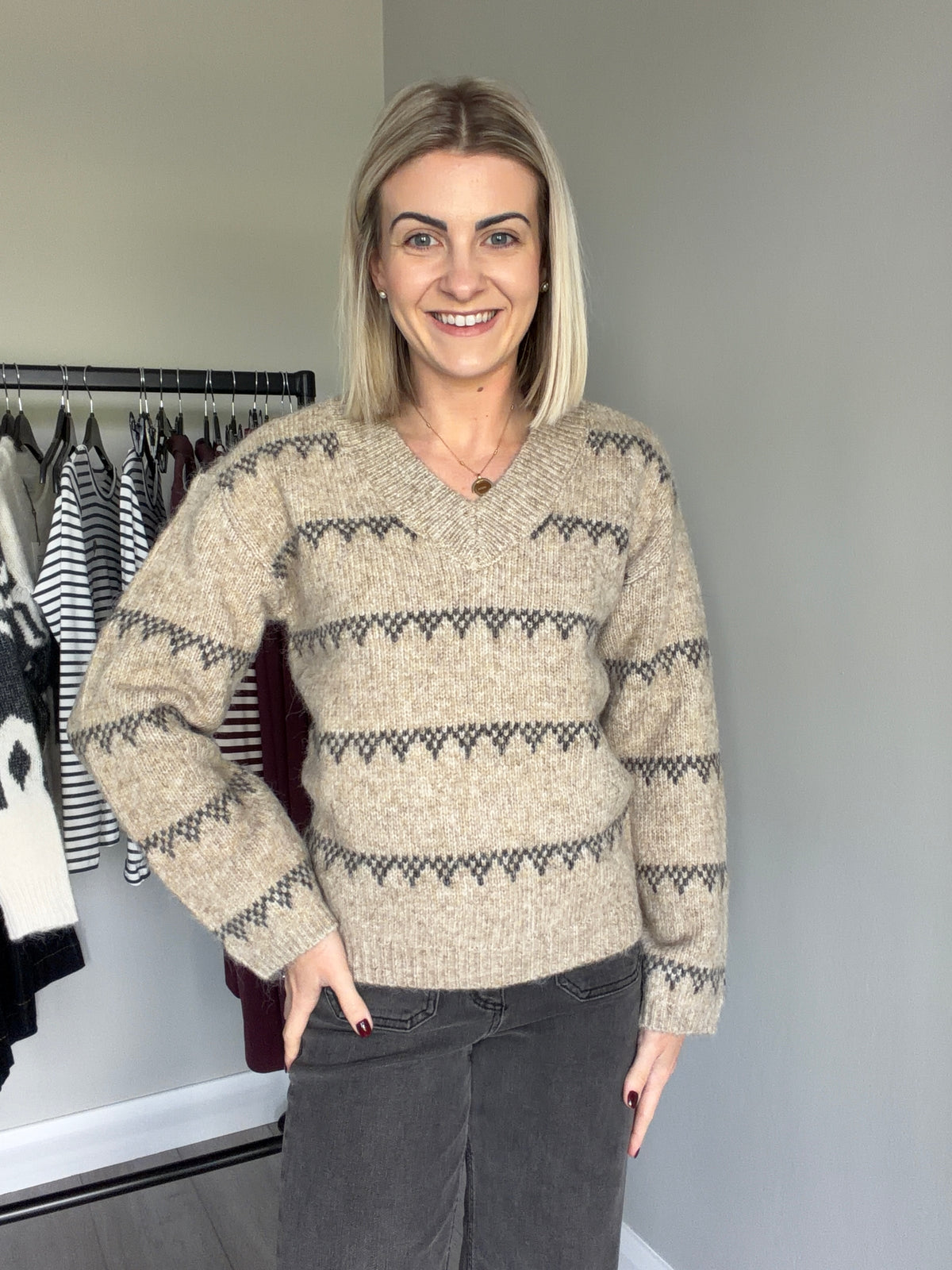 Kaffe KAsinora Desert Taupe Pullover