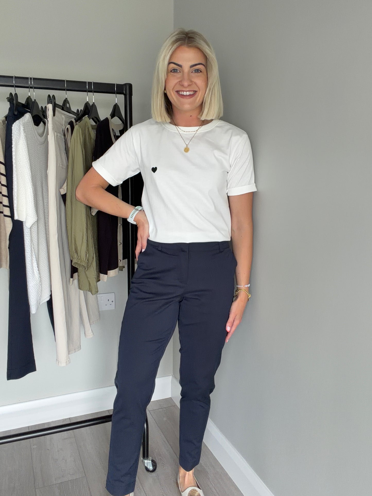 Kaffe KAlea Midnight Navy Chino