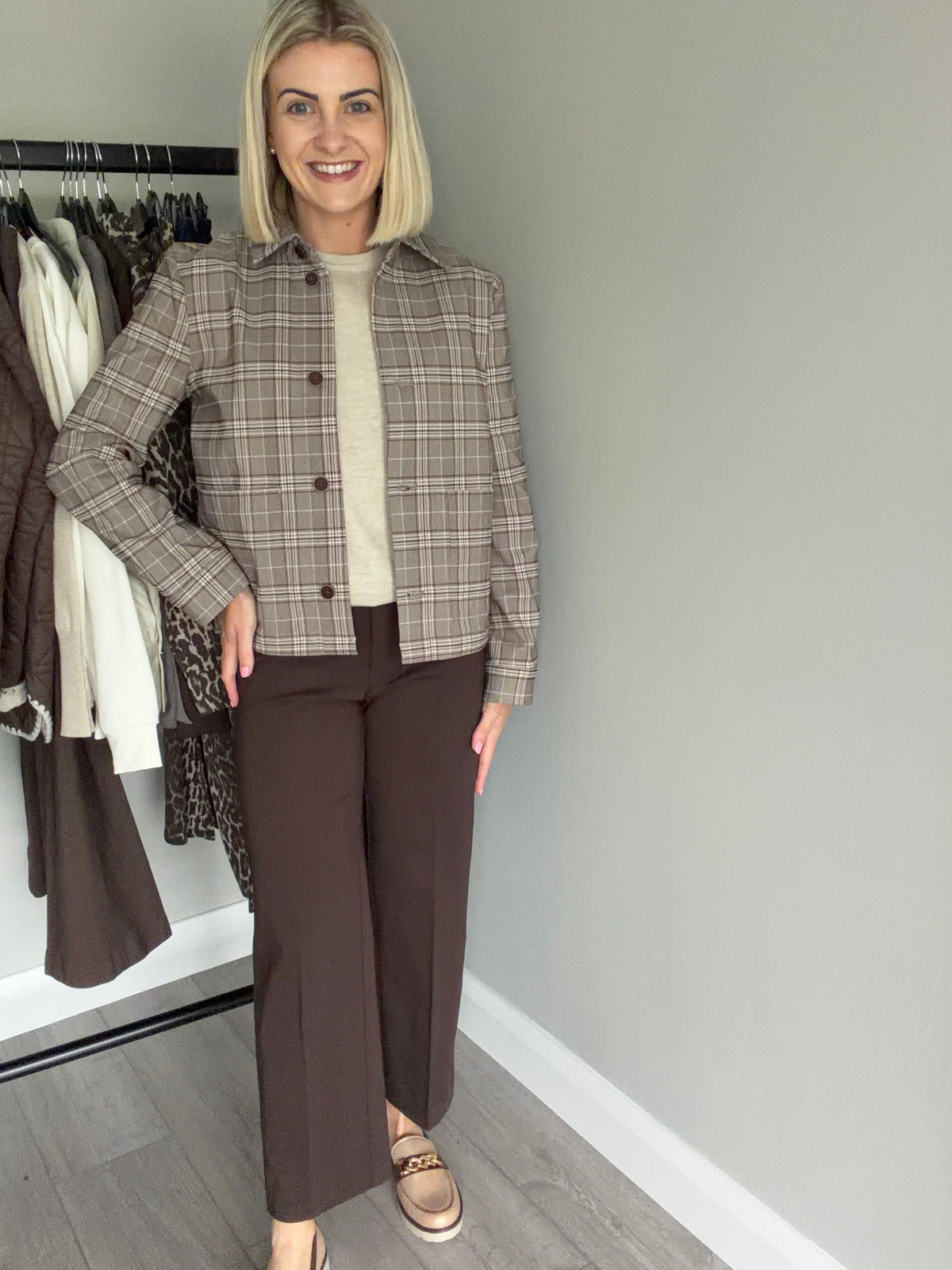 Freequent Mole Cropped Smart Trousers