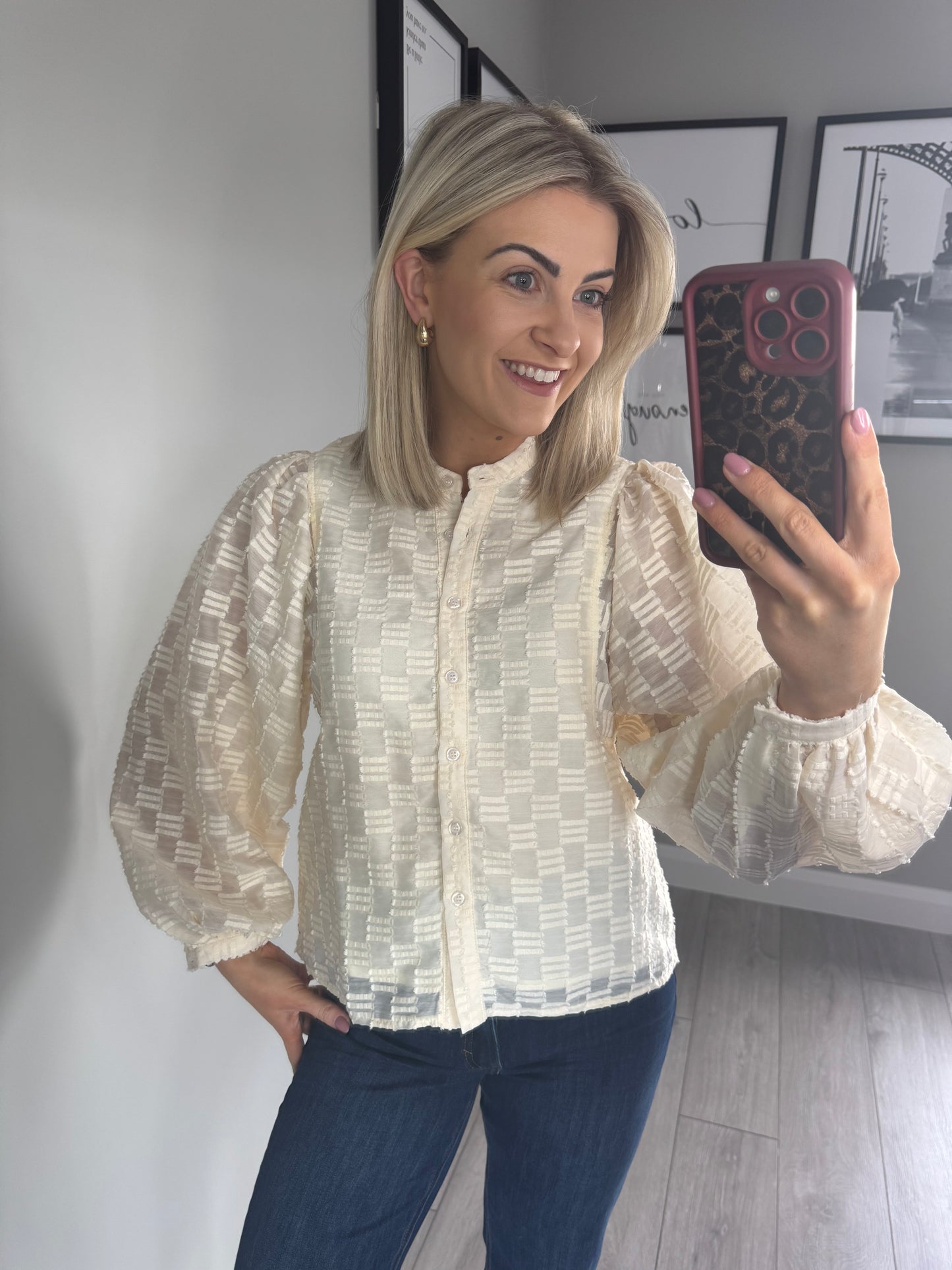 Rant & Rave Zuri Cream Blouse