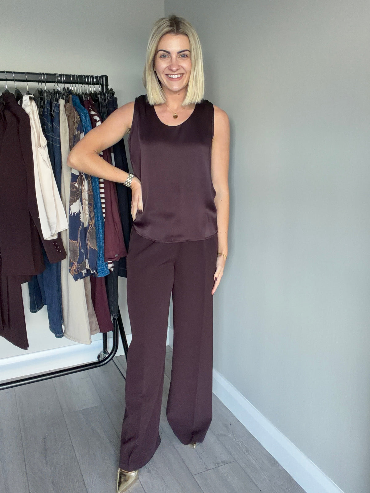 Rant & Rave Emma Aubergine Top