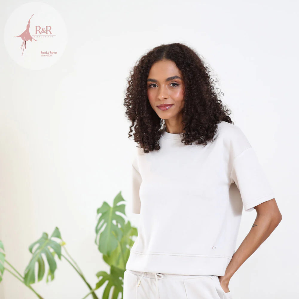 Relax & Renew Alexandra Stone SS Sweater