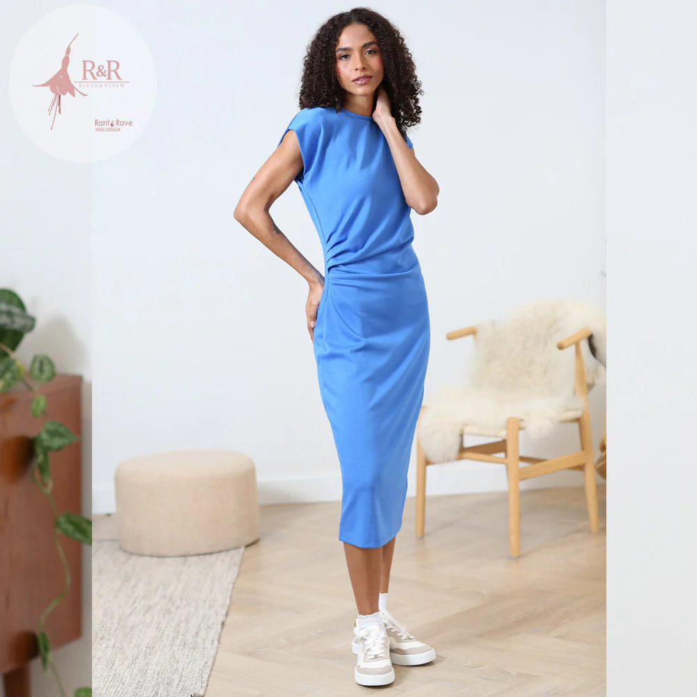 Relax & Renew Anya Cobalt Blue Dress