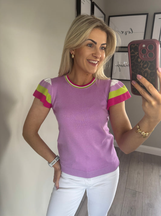 Rant & Rave Renee Orchid Knit Top