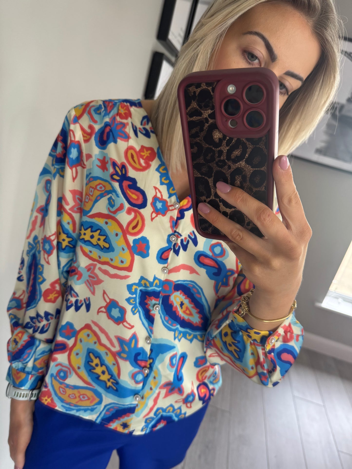 Rant & Rave Ellora Cobalt Top