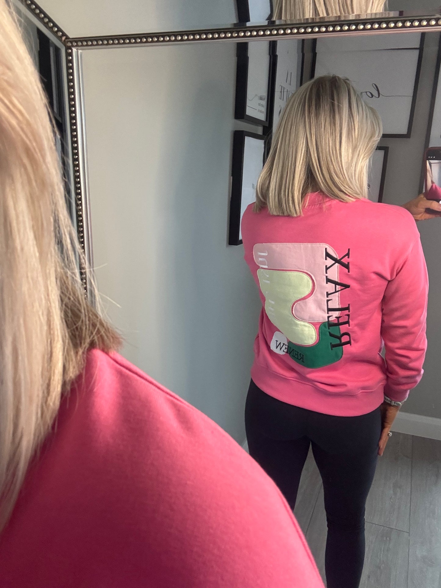 Relax & Renew Gianna Pink Sweater