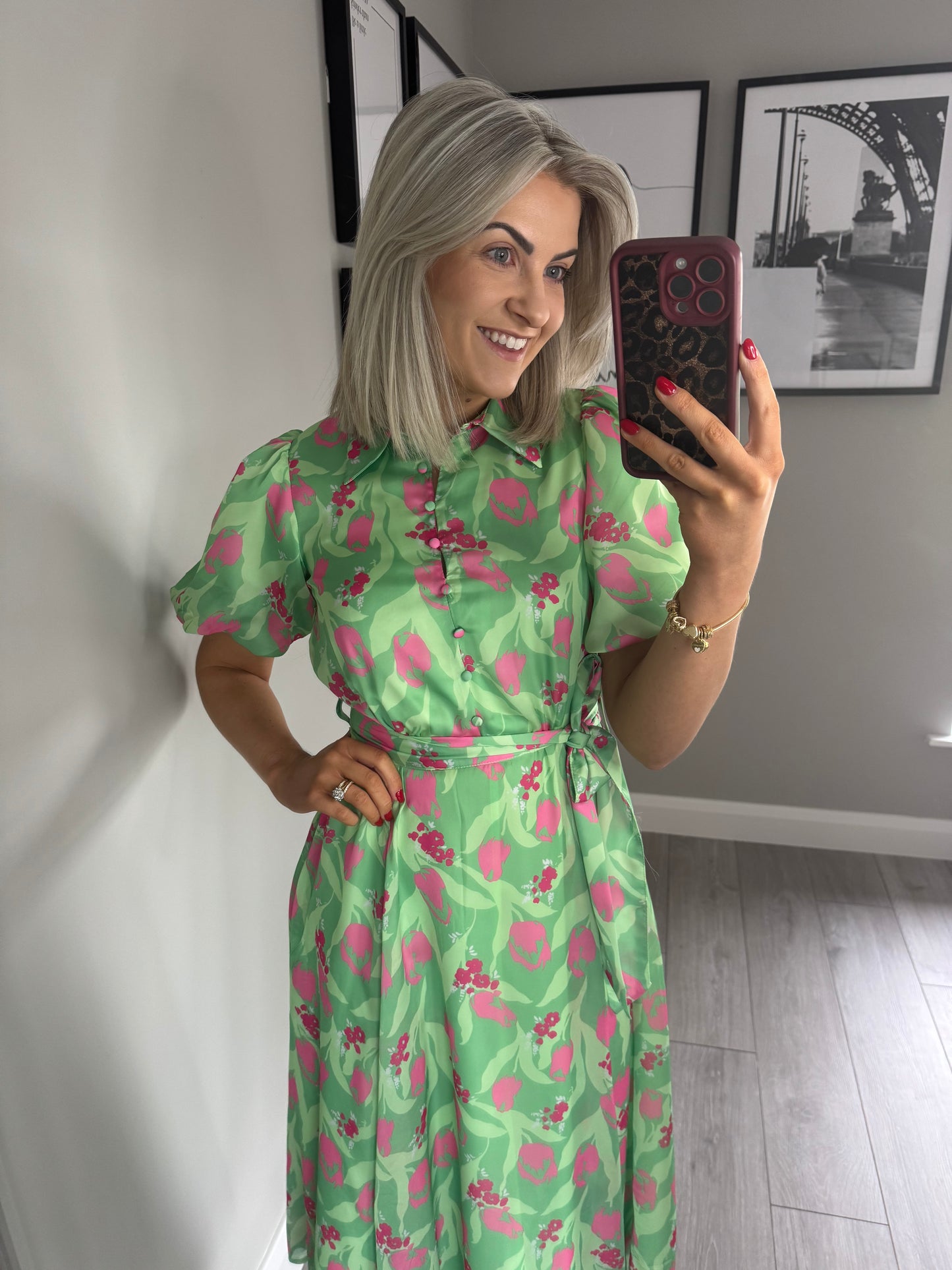 Rant & Rave Ida Green Dress